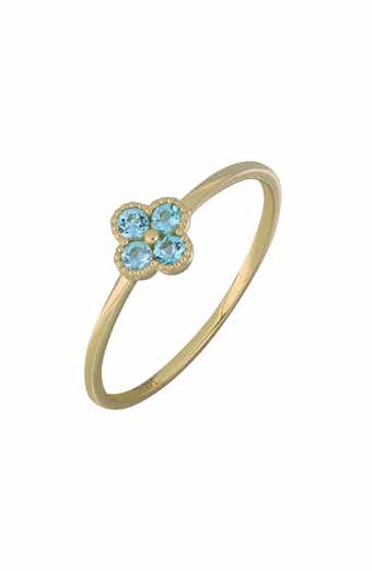 BLC Apatite Clover Stacking Ring