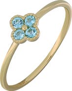 Bony Levy BLC Apatite Clover Stacking Ring