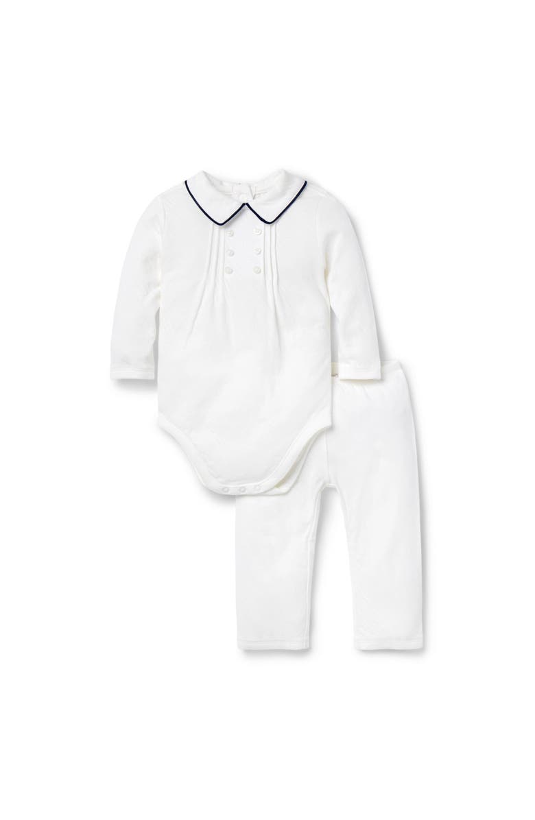 Janie and Jack Baby Pintuck Matching Set, Main, color, White
