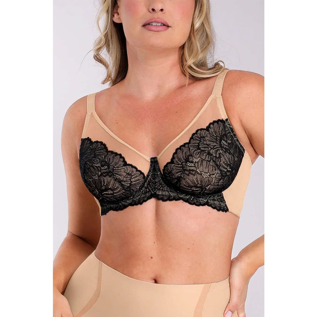 Shapellx Supportive Unlined Lace Underwired Bra