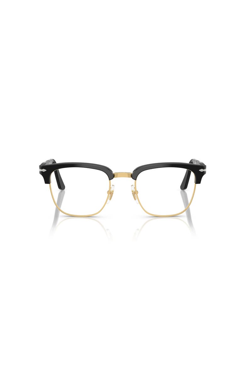 52mm Square optical glasses, Alternate, color, Black