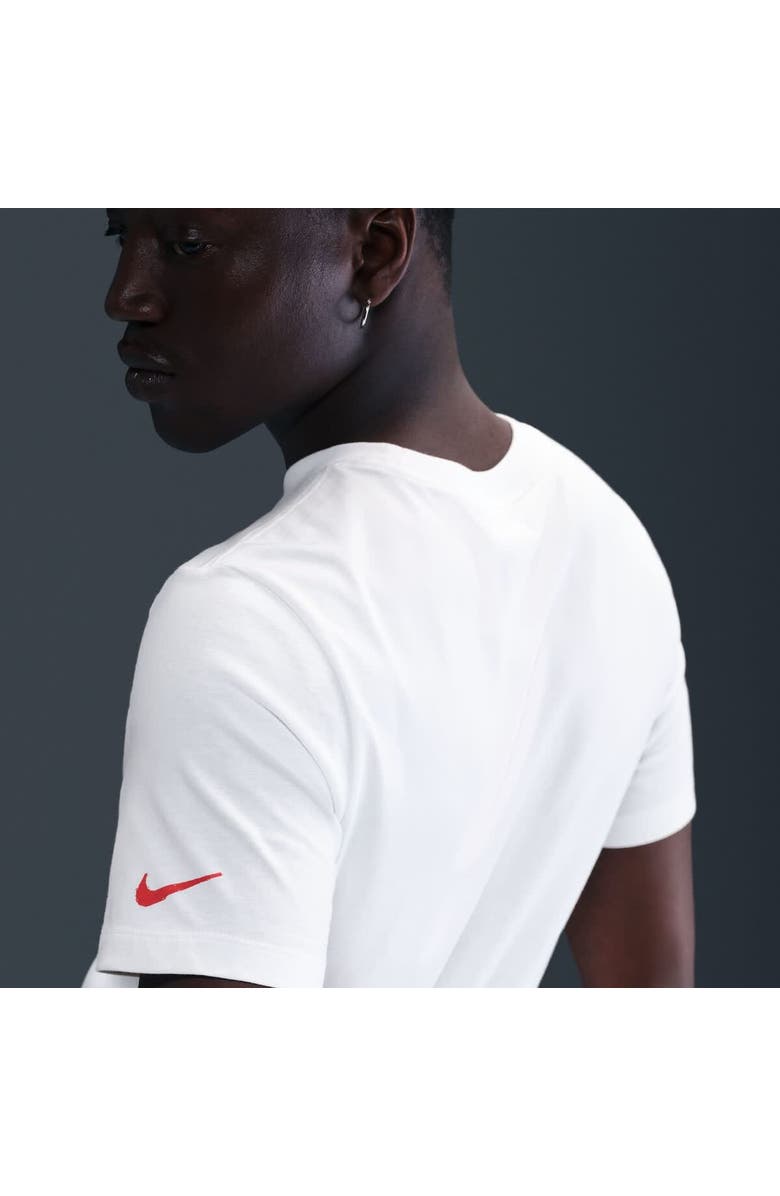 Nike Men's Nike White Paris Saint-Germain 2025/26 Wordmark T-Shirt, Alternate, color, White