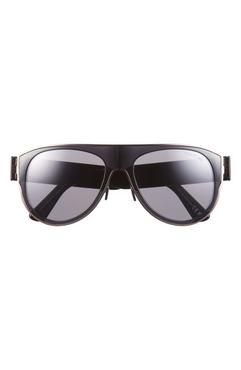 58mm Pilot Sunglasses