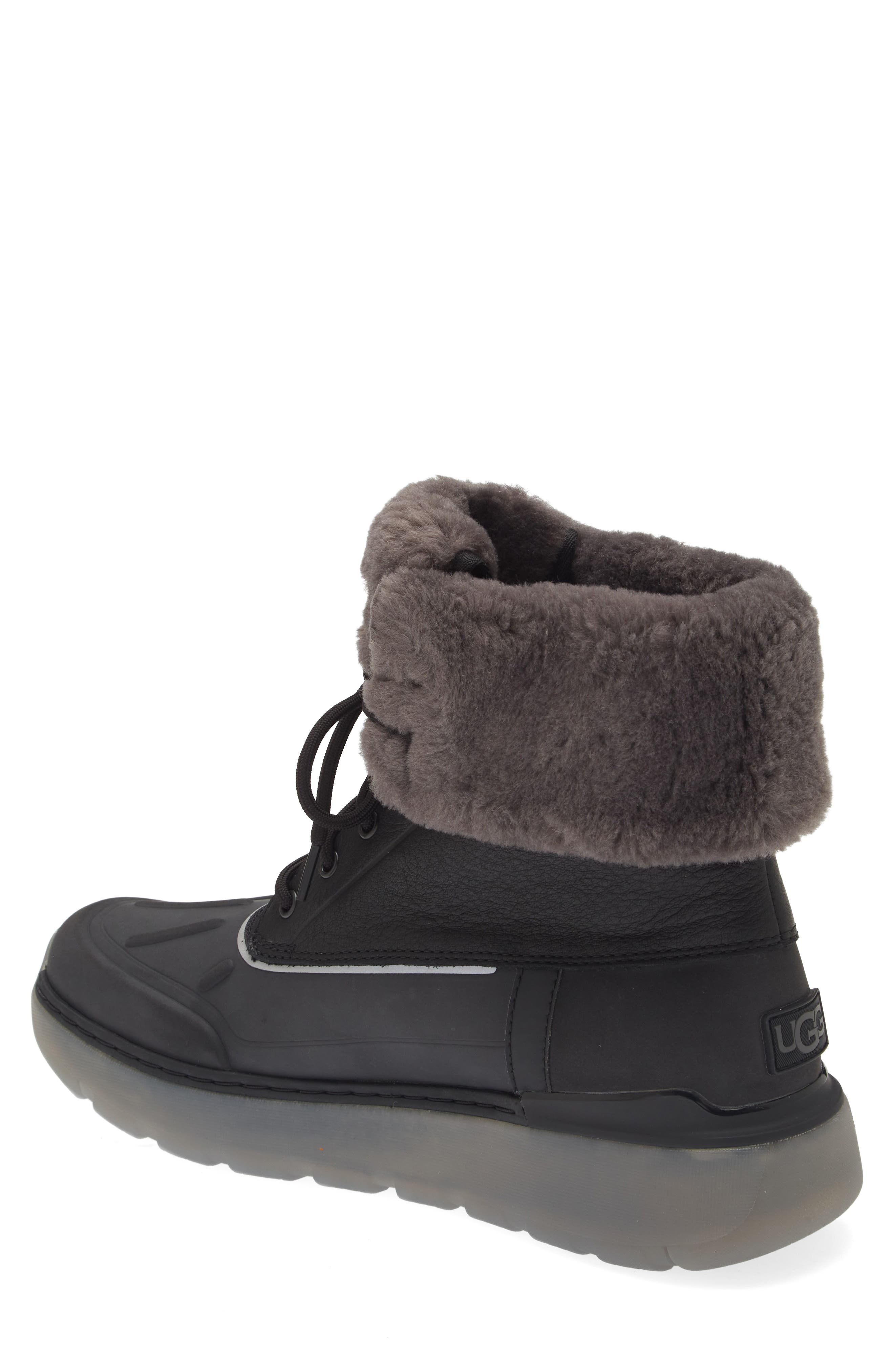 UGG<sup>®</sup> Butte City Waterproof Faux Shearling Boot, Alternate, color, 