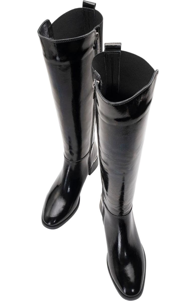 Forever & Always Shoes Rochos Leather Boot, Alternate, color, Black Patent Leather