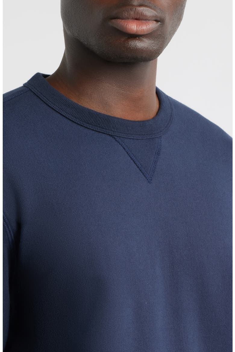 Blake Cotton French Terry Crewneck Sweatshirt, Alternate, color, DEEP NAVY