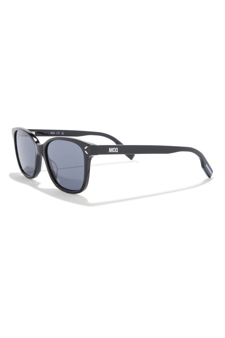 51mm Square Sunglasses, Alternate, color, BLACK BLACK GREY