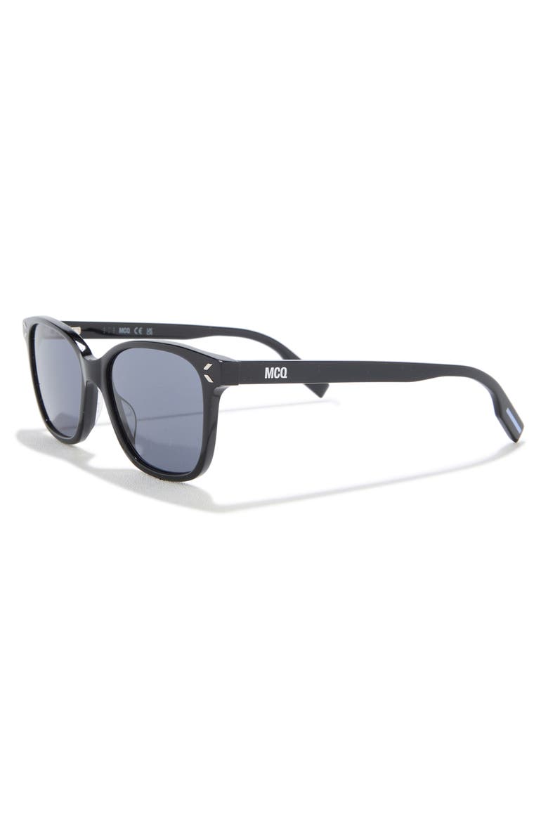 MCQ 51mm Square Sunglasses, Alternate, color, Black Black Grey