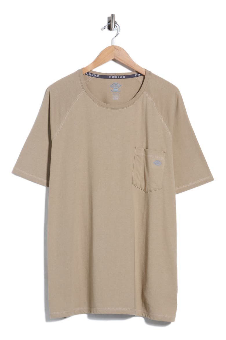 Performance Temp IQ Pocket Tee, Main, color, MEDIUM BEIGE