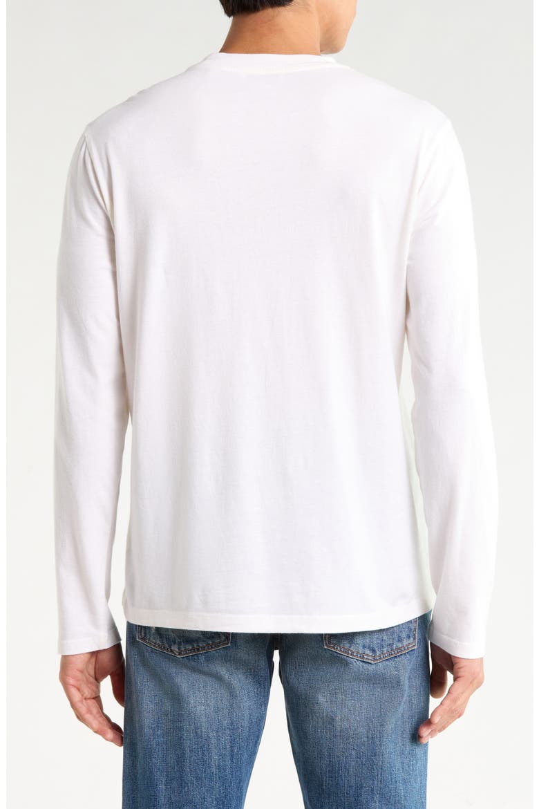 Cotton and Cashmere Long Sleeve T-Shirt, Alternate, color, CLASSIC CREAM