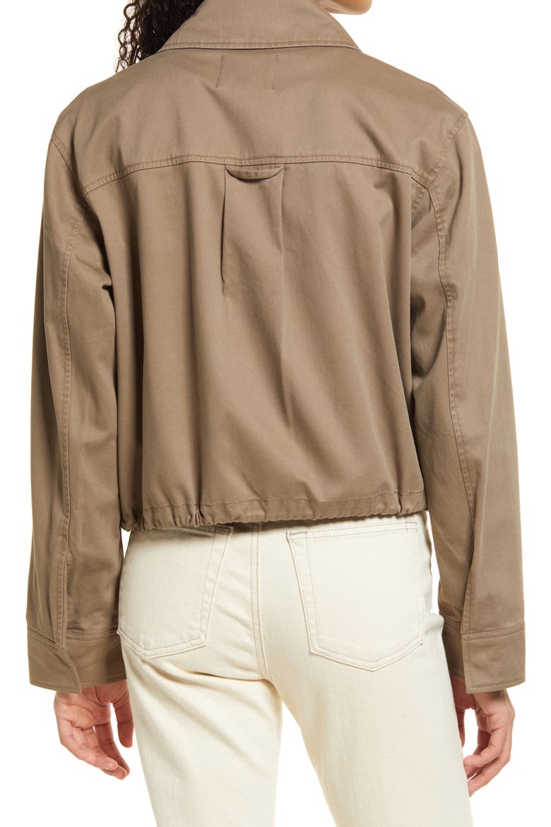 Crop Utility Jacket, Alternate, color, LODEN