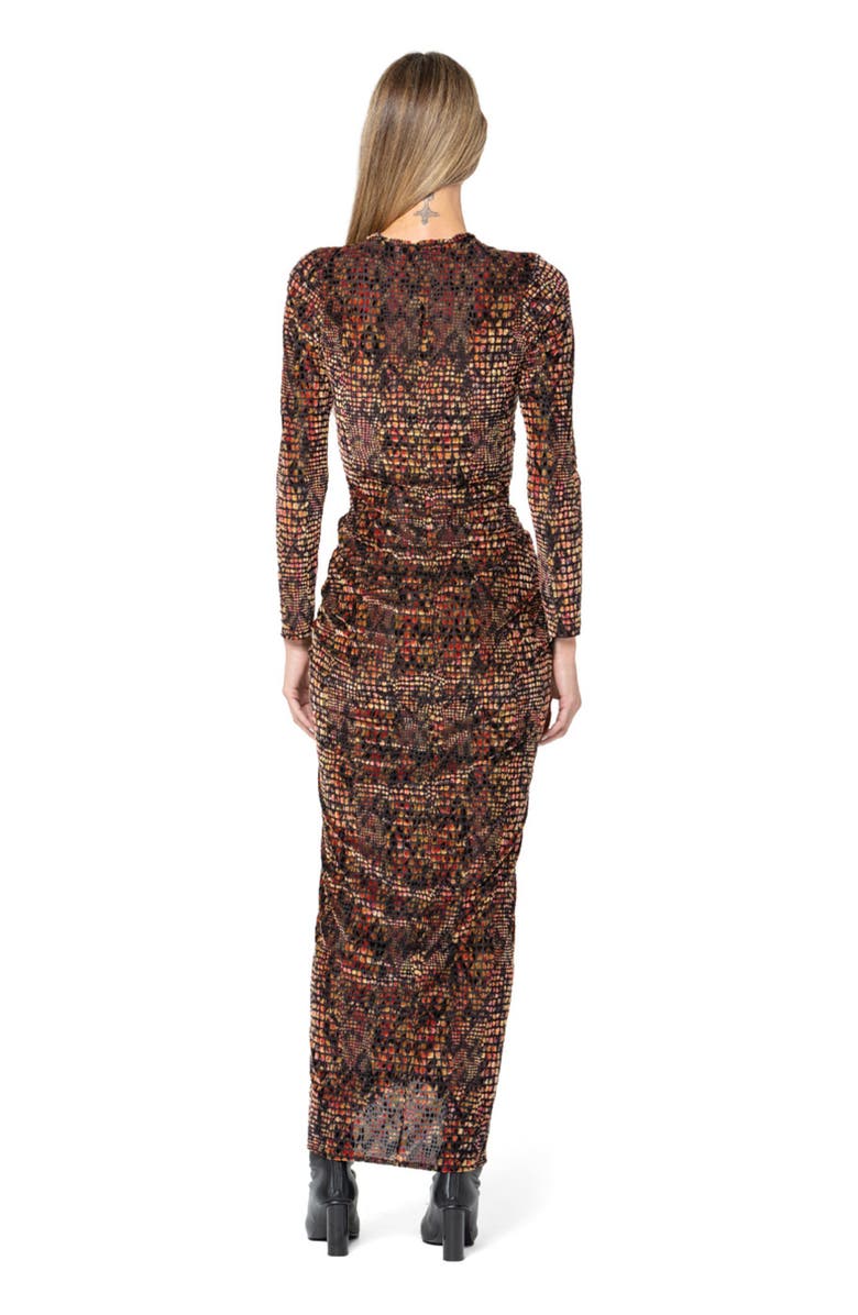 JBQ Elowen Dress, Alternate, color, Red Mosaic