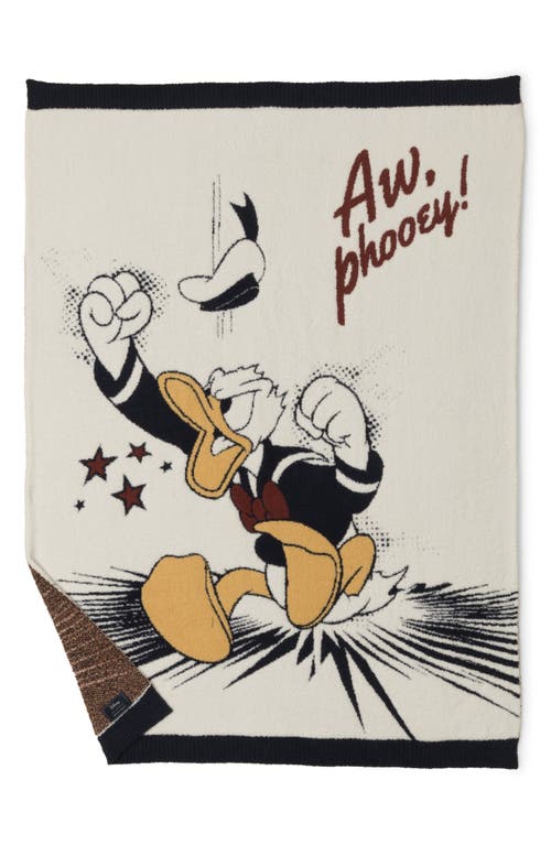 Shop Barefoot Dreams Cozychic™ Disney Donald Duck Blanket In Cream Multi