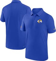 Nike Men's Nike Royal Los Angeles Rams Sideline Coaches Performance Polo
