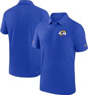 Nike Men's Nike Royal Los Angeles Rams Sideline Coaches Performance Polo