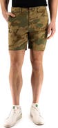 Devil-Dog Dungarees Camo Print 7-Inch Performance Stretch Chino Shorts