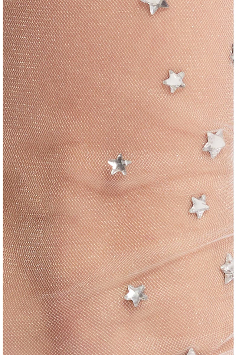 Wish Upon a Star Tulle Crew Socks, Alternate, color, PINK