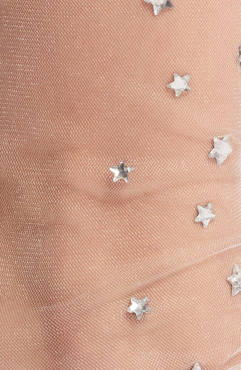 HIGH HEEL JUNGLE Wish Upon a Star Tulle Crew Socks, Alternate, color, 