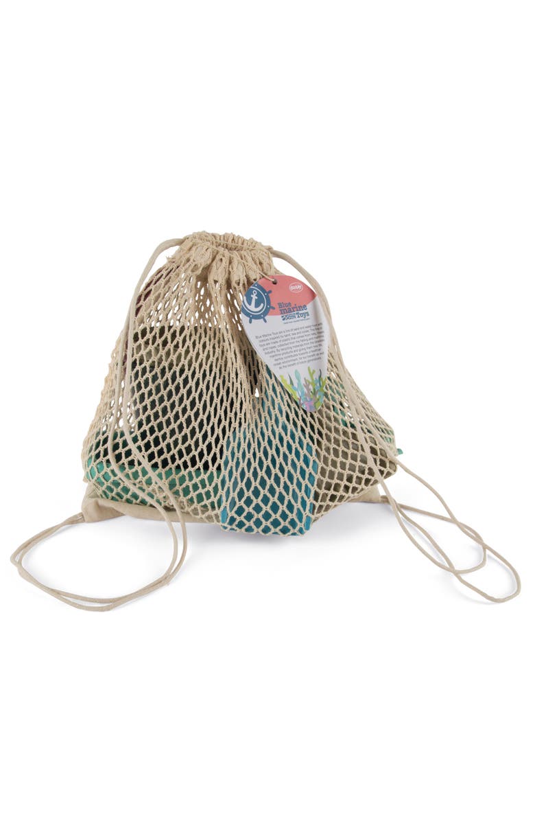 Dantoy Blue Marine Toy Boat & Sand Playset, 5 Pieces, Alternate, color, Multicolored