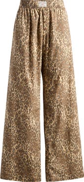 BDG Urban Outfitters Animal Print Wide Leg Pants