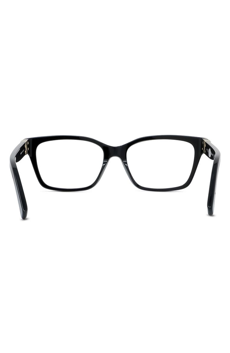 Givenchy 4G 52mm Rectangular Optical Glasses, Alternate, color,