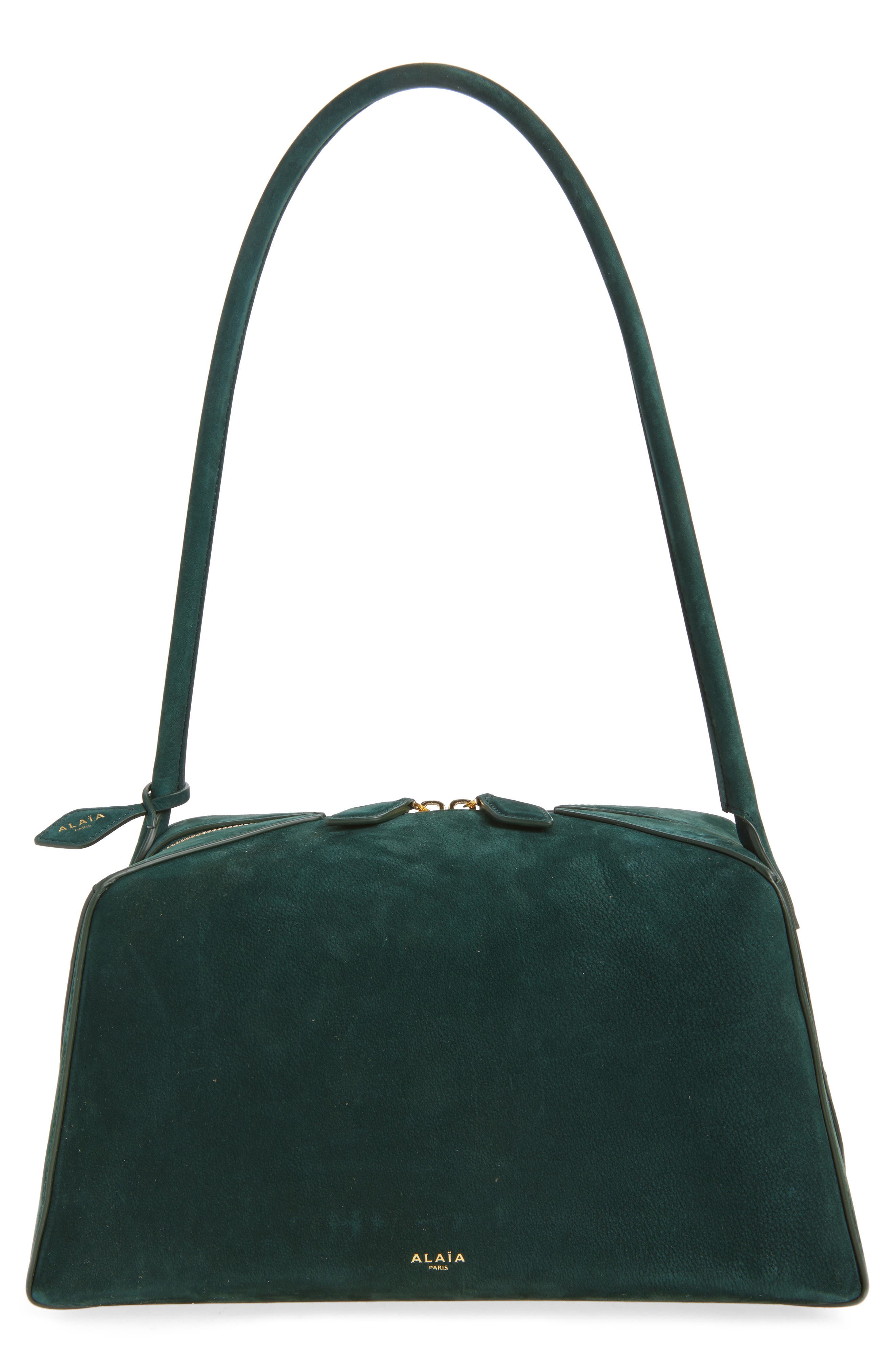 Alaïa Shoulder Bag, Main, color, Vert Foret