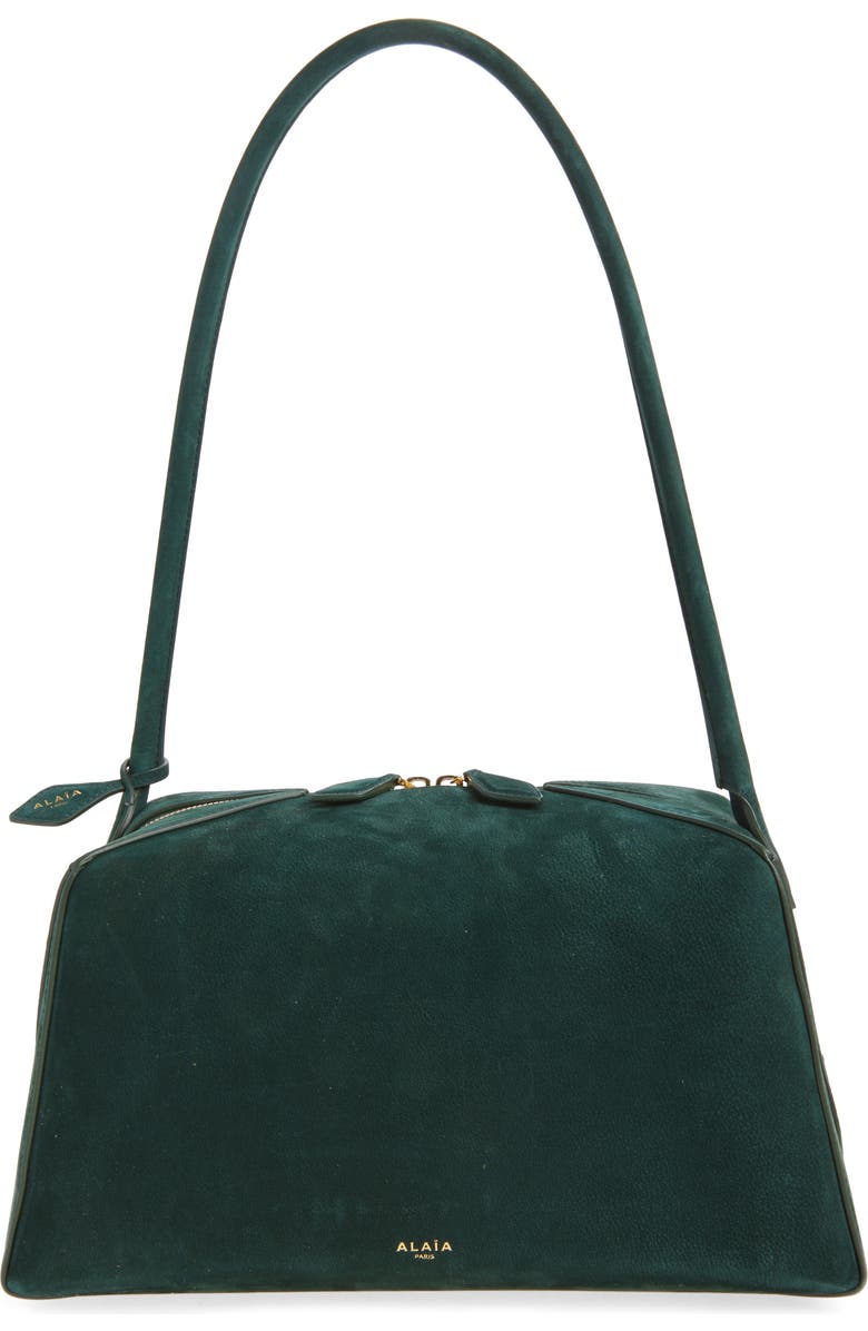Alaïa Shoulder Bag, Main, color, Vert Foret