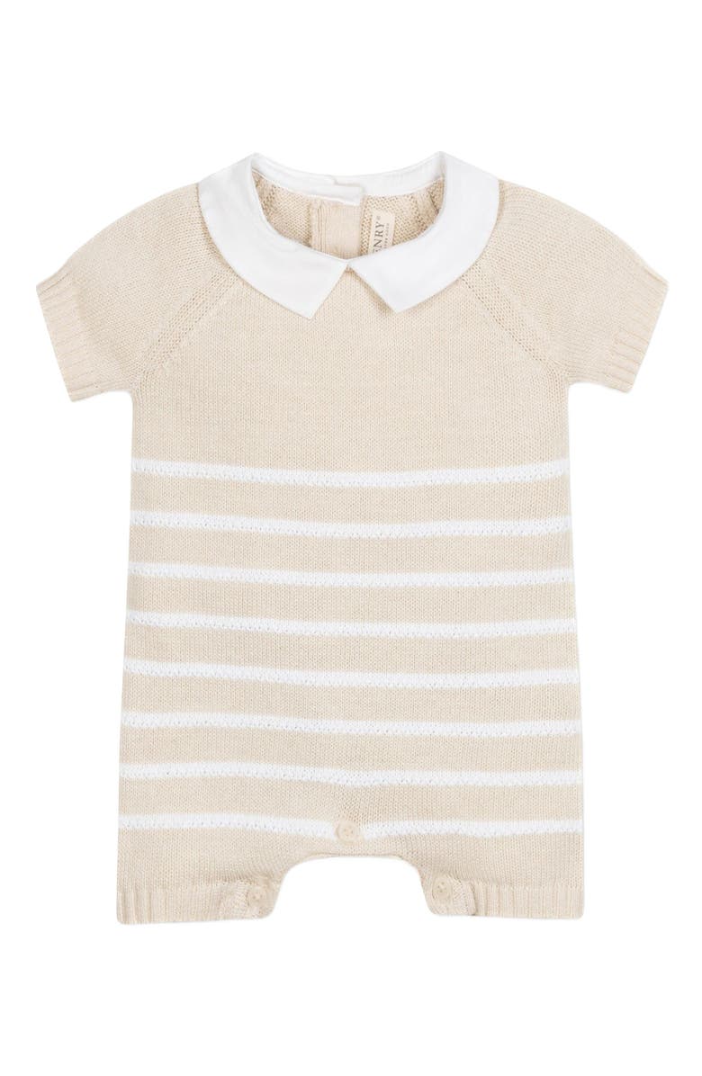 Hope & Henry Baby Organic Shortie Sweater Romper, Infant, Alternate, color, 