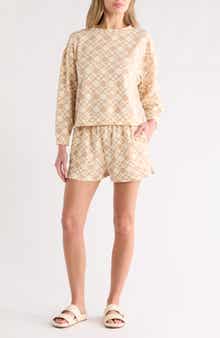 Roxy Check Me Out Cover-Up Shorts