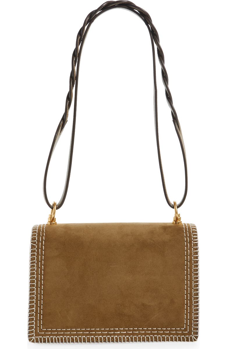 Tory Burch Miller Small Suede Shoulder Bag, Alternate, color,