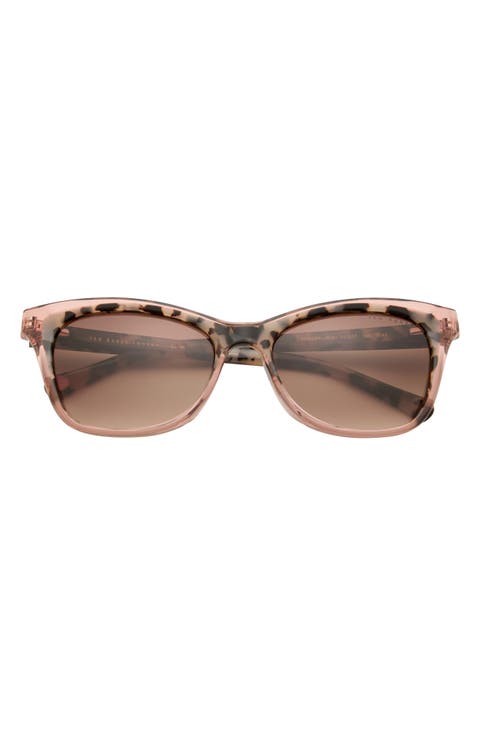 55mm Gradient Cat Eye Sunglasses