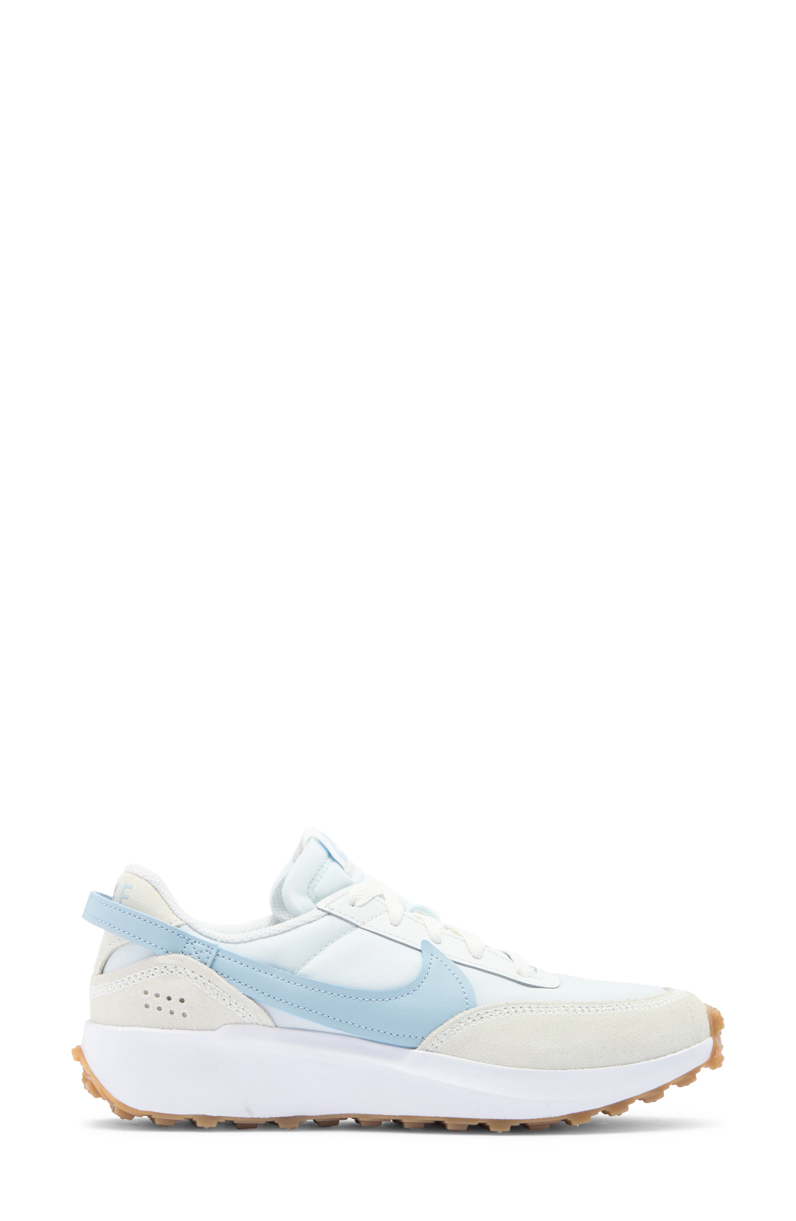 Nike Waffle Debut Sneaker, Alternate, color, Platinum Tint/ Blue-White