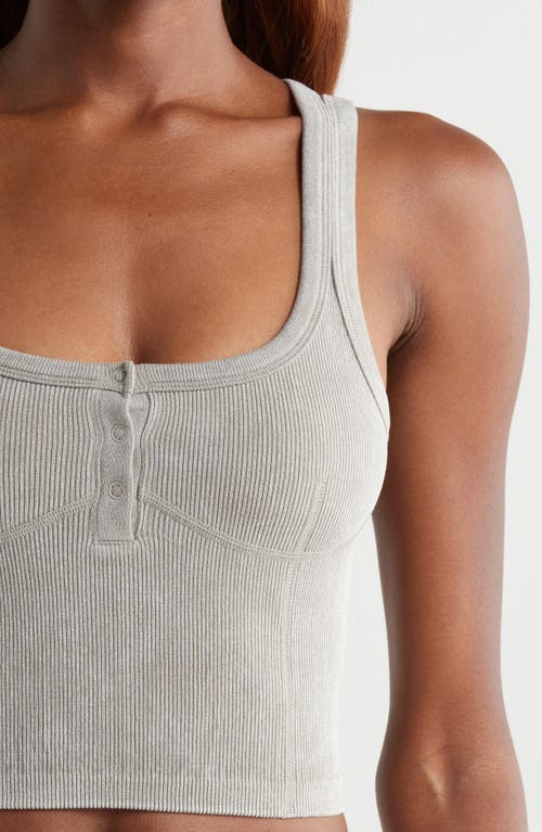 Free People Go To Henley Camisole In Washed Nordic Trail