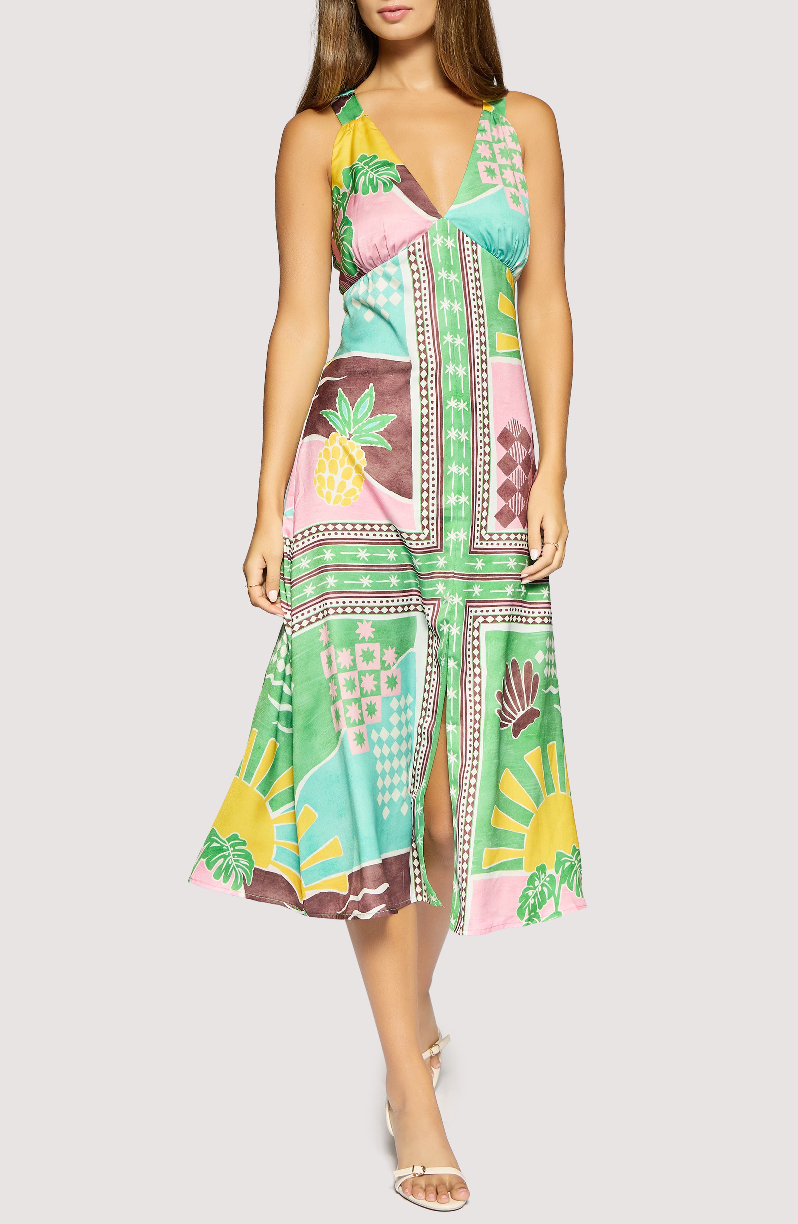 Isla Spell Scarf Print Dress