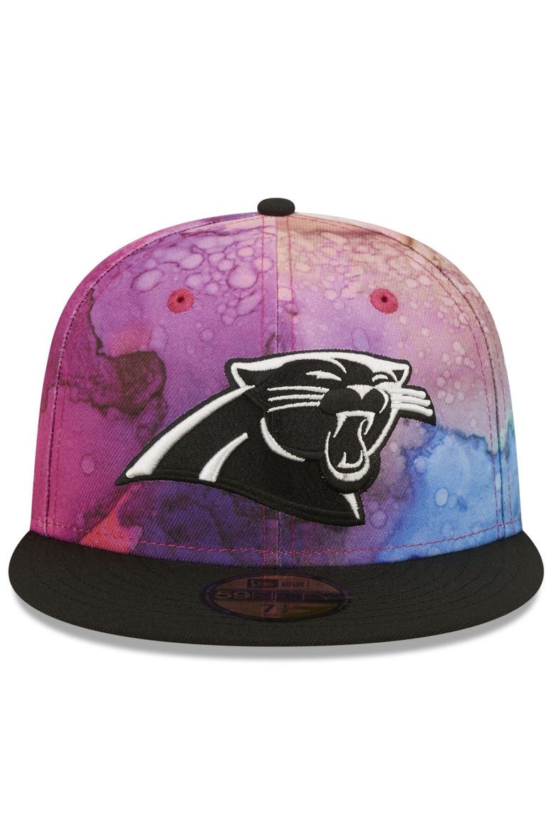 Men's New Era Pink/Black Carolina Panthers 2022 NFL Crucial Catch 59FIFTY Fitted Hat, Alternate, color, Pink