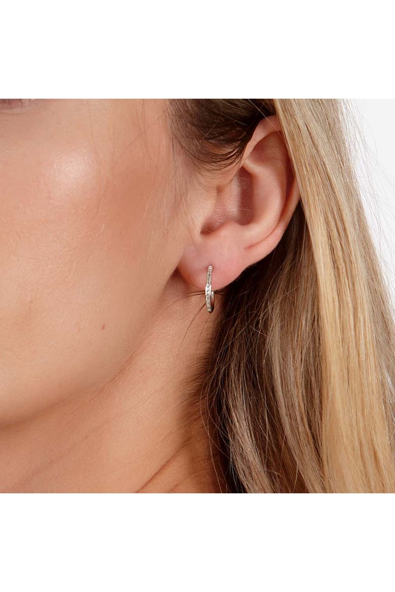 Skinny Drip Hoops, Alternate, color, Sterling Silver