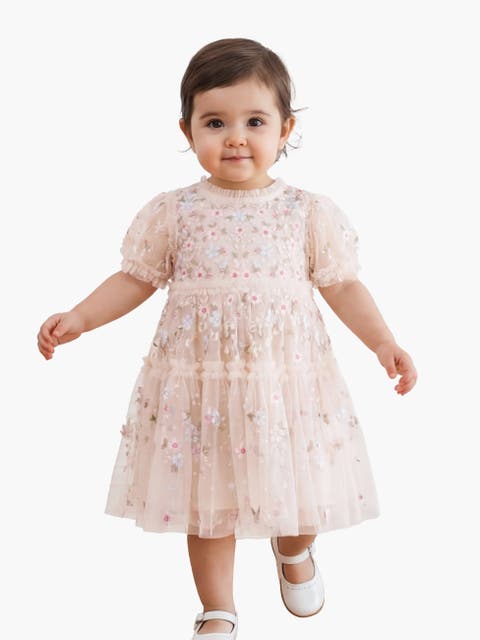 Garland Ribbon Baby Dress (Baby, Toddler)