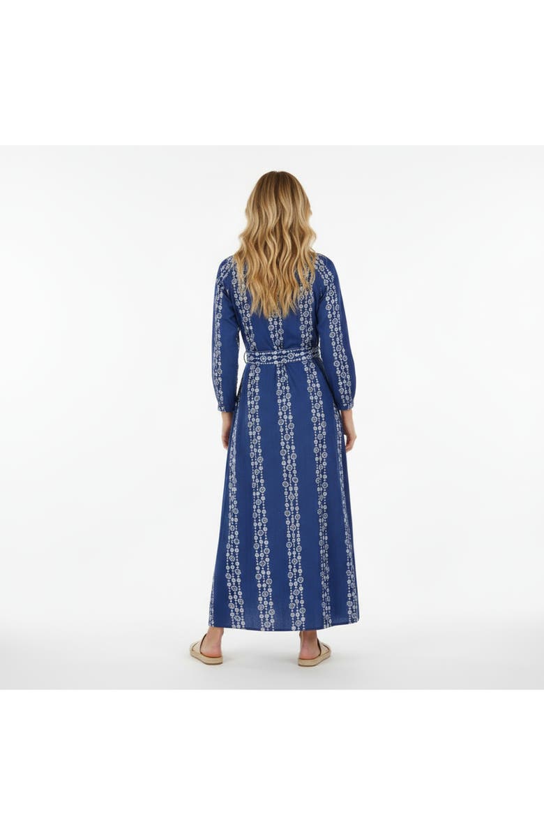 Mer St. Barth Anouk Women's Kaftan Navy Seashells, Alternate, color, Navy