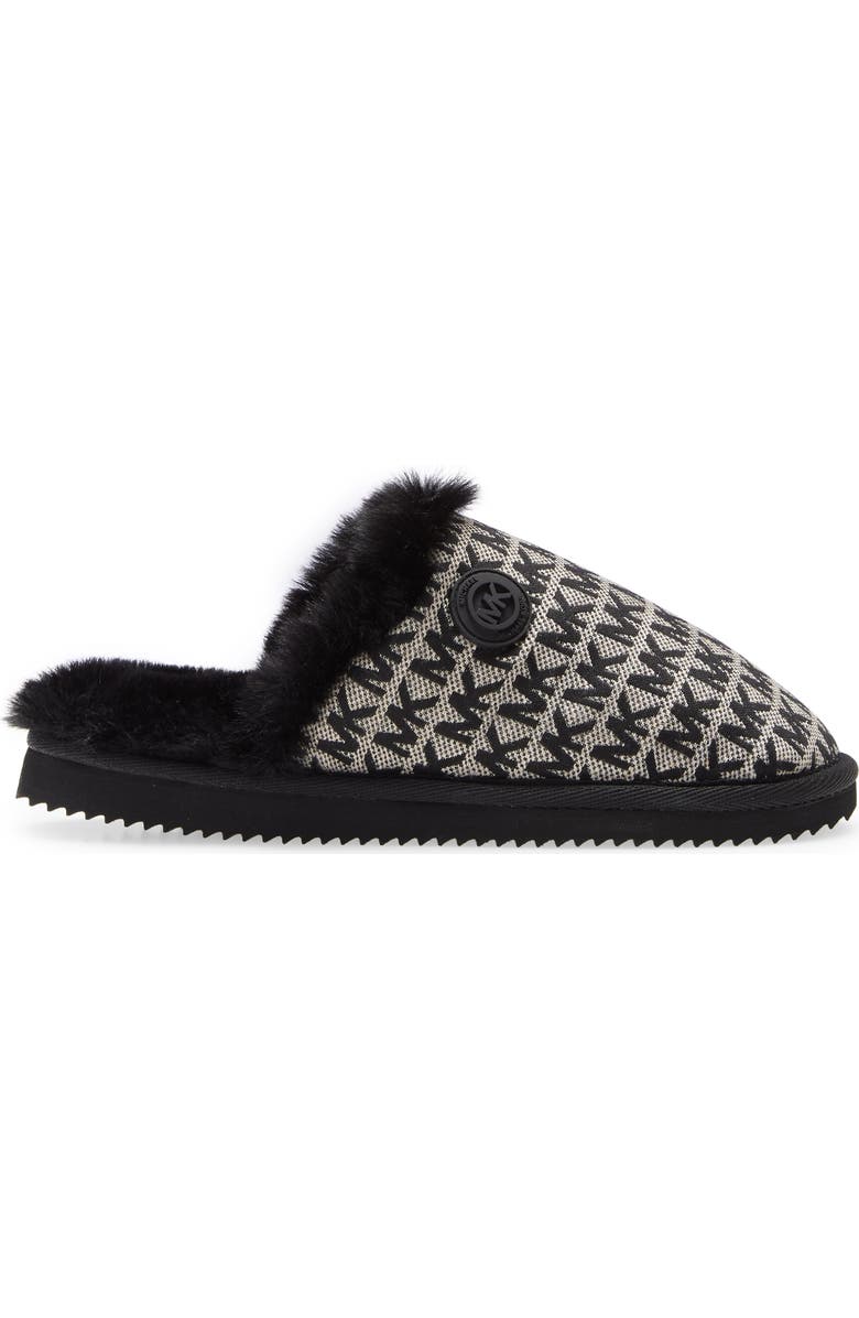 MICHAEL Michael Kors Janis Faux Fur Lined Slipper, Alternate, color,