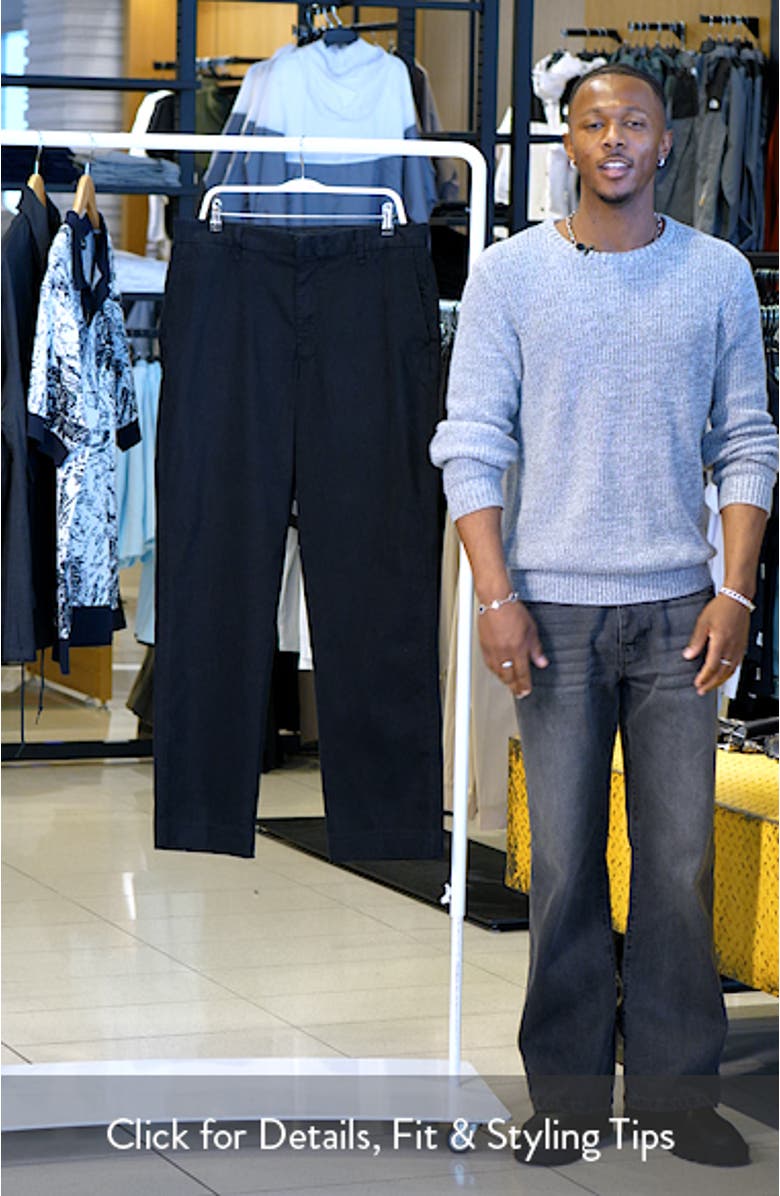 Louie Peached Stretch Cotton Pants, sales video thumbnail