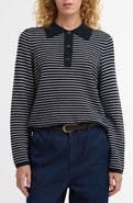 Barbour Inez Stripe Polo Sweater