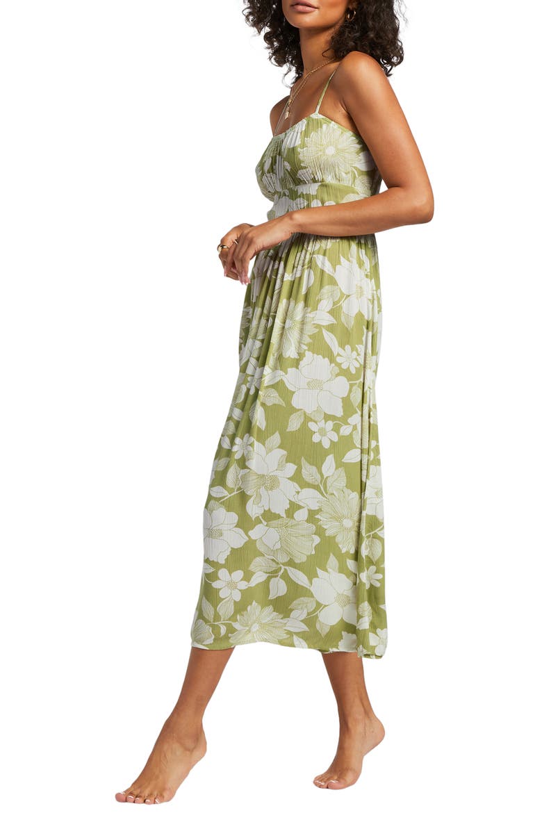 Your Babe Floral Sundress, Alternate, color, SEAWEED