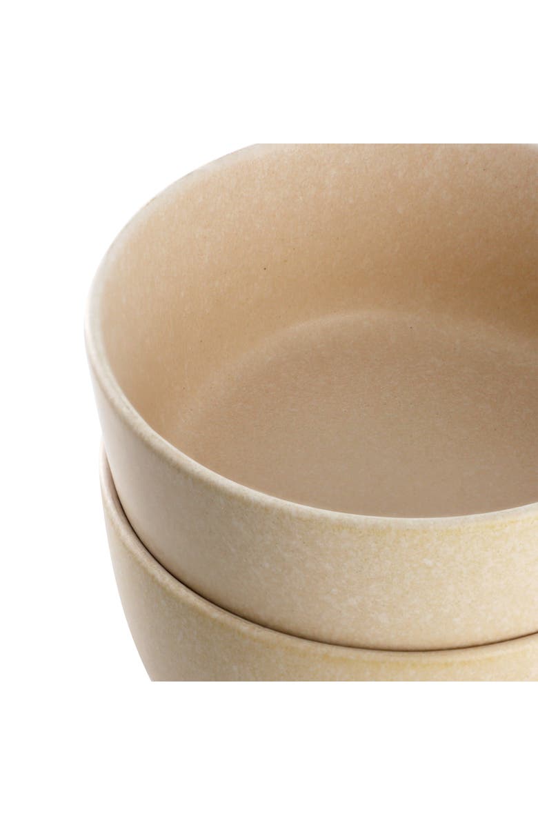 Soho Lounge Bryant Park 2 Piece 6 Inch Stoneware Cereal Bowl Set, Alternate, color, Beige