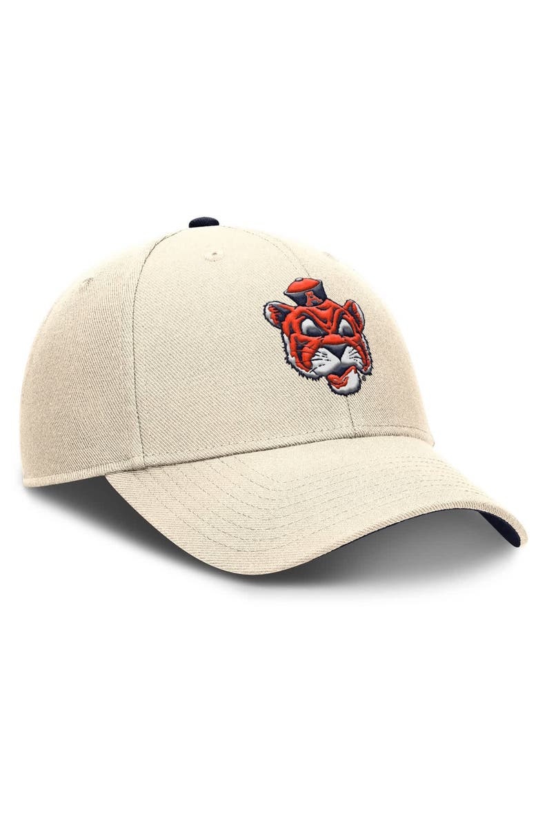 Nike Men's Nike Natural Auburn Tigers Rise Legacy Dri-FIT Adjustable Hat, Alternate, color, 