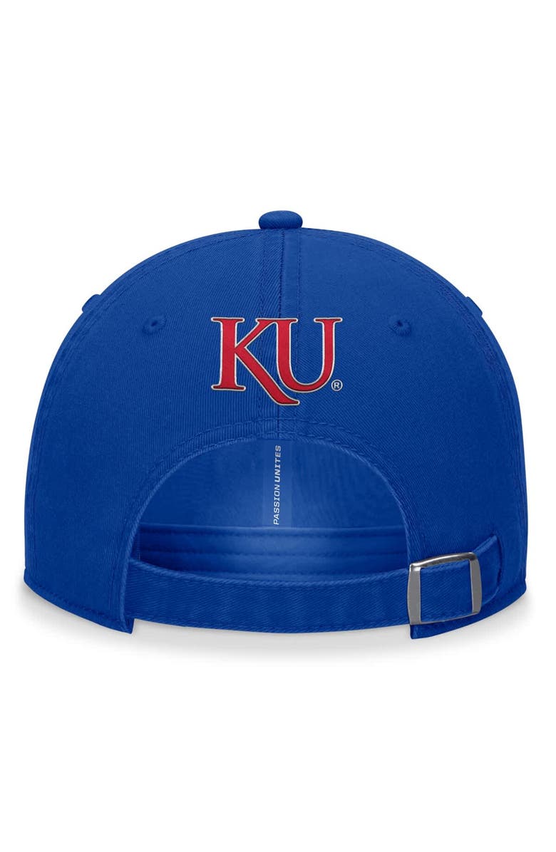 TOP OF THE WORLD Men's Top of the World Royal Kansas Jayhawks Heritage CeeCee Adjustable Hat, Alternate, color, Royal