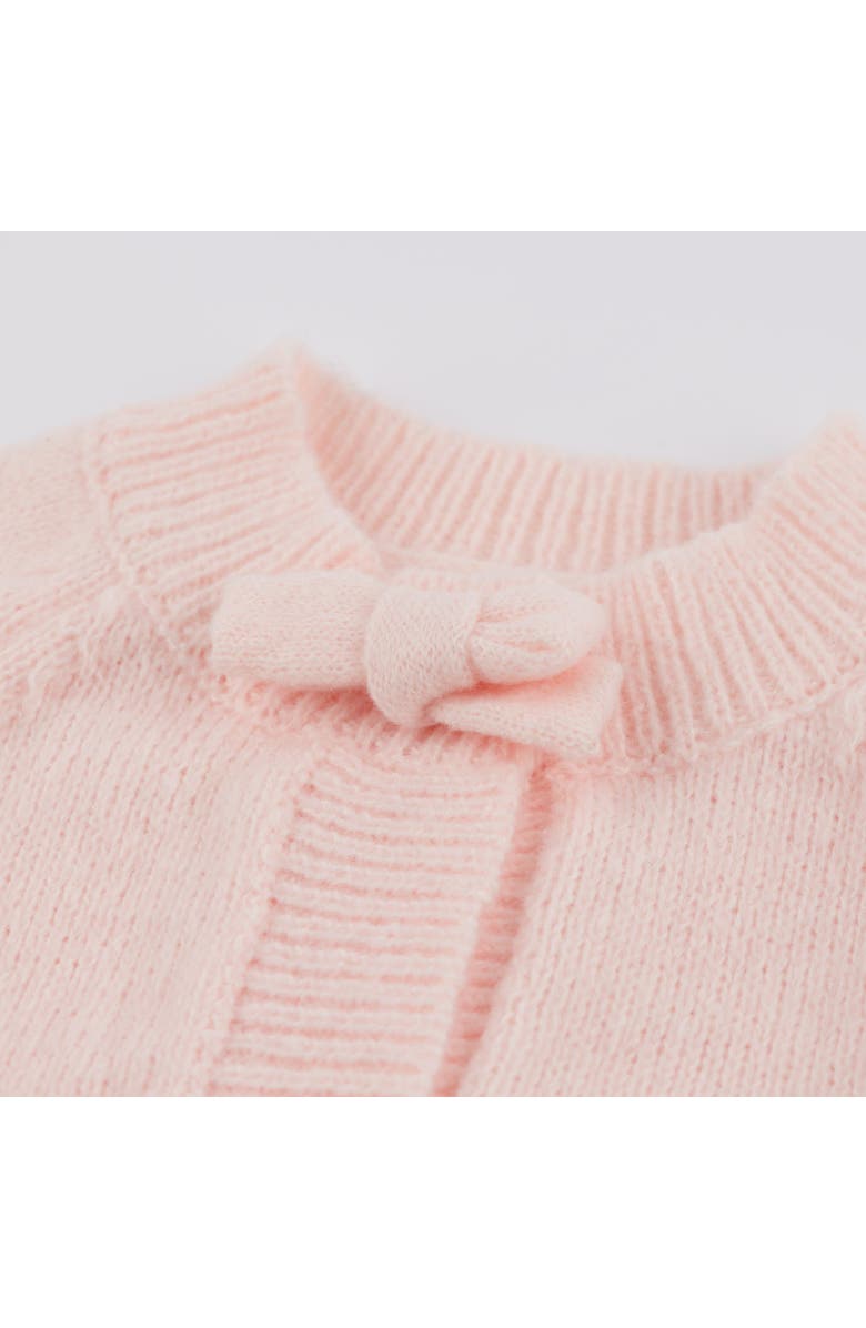 Oh baby! Brand Scandi Bow Cardigan- Infant, Alternate, color, Baby Pink