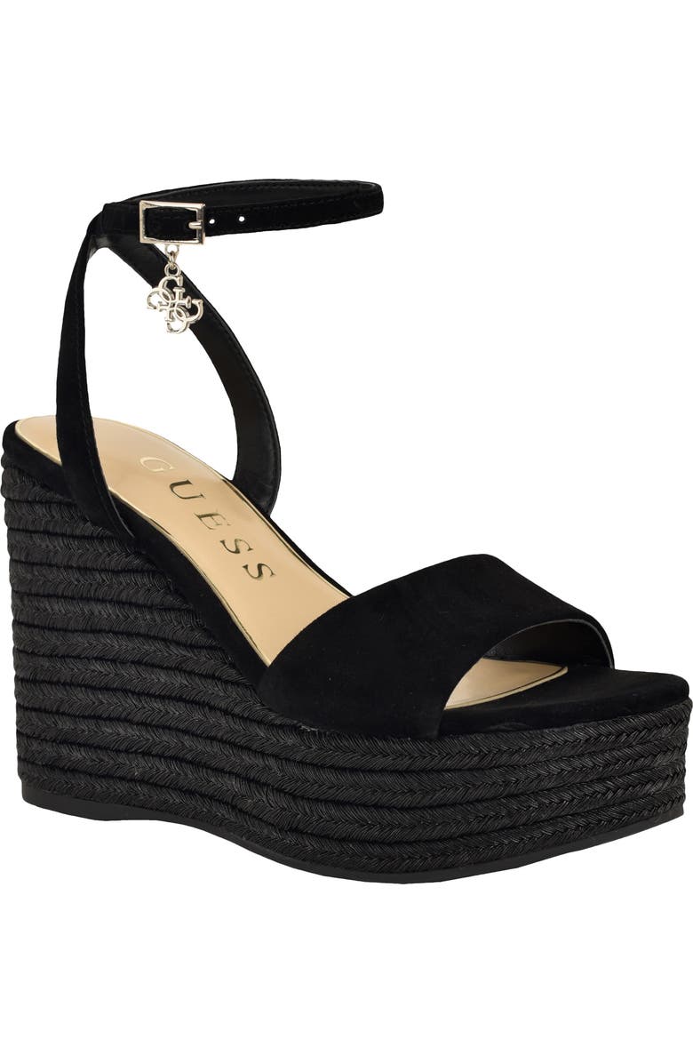 GUESS Gweverly Platform Wedge Sandal, Main, color,
