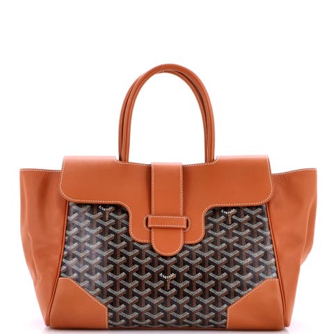 Saigon Tote Bag Coated Canvas With Leather