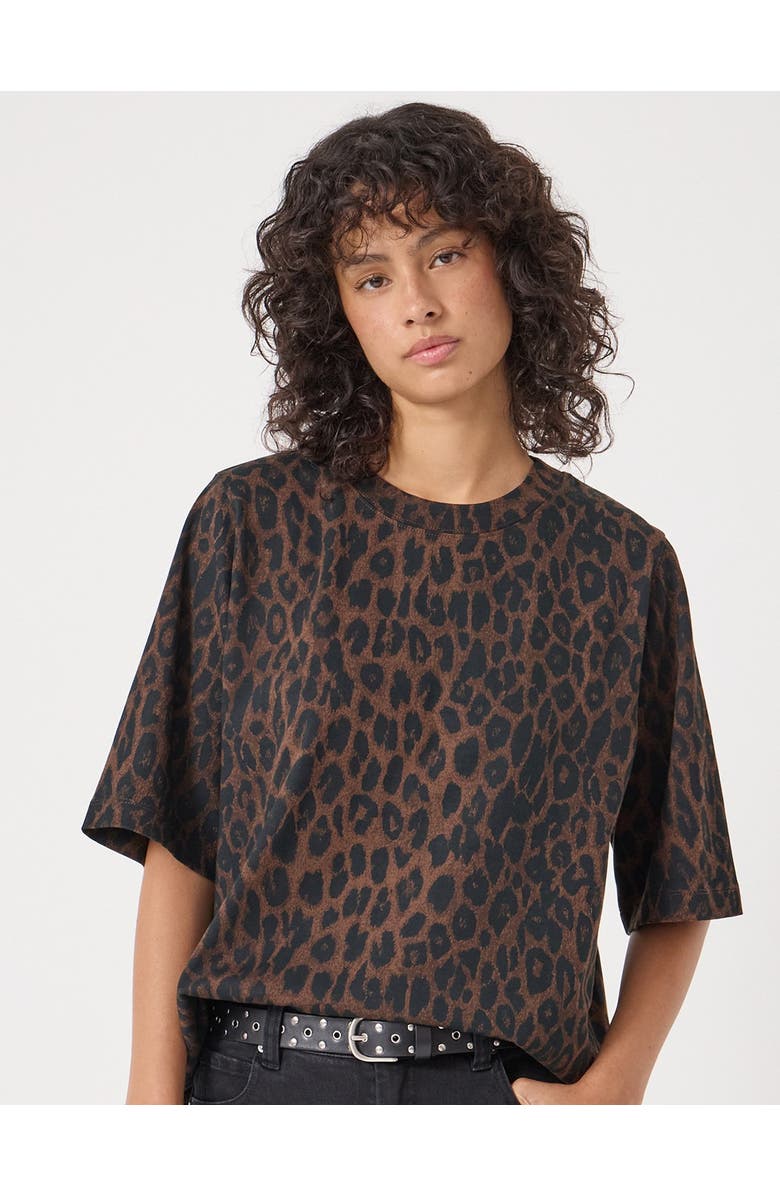 Hush Romina Leopard Print T-Shirt, Main, color, Soft Leopard