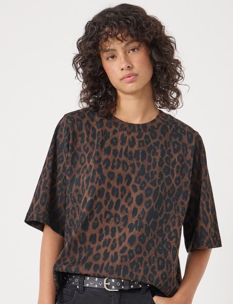 Romina Leopard Print T-Shirt